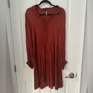 Young Fabulous & Broke Rust Dress